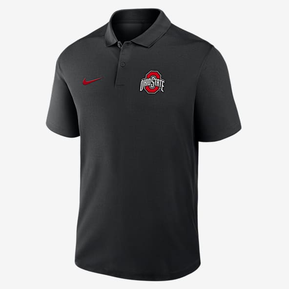 【ほま】Nike ゴルフ ポロシャツ Ohio State Ohio State Buckeyes Nike Dri-FIT Sideline Victory White Polo
